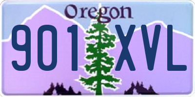 OR license plate 901XVL