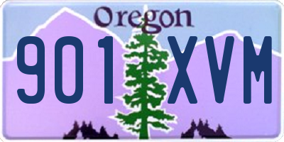 OR license plate 901XVM