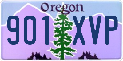 OR license plate 901XVP