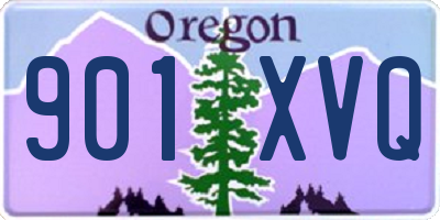 OR license plate 901XVQ