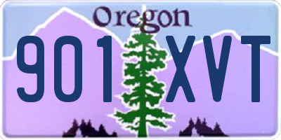 OR license plate 901XVT