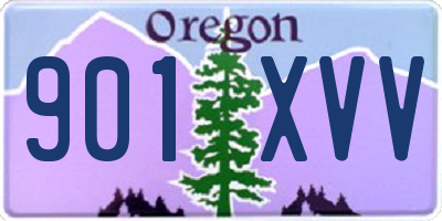 OR license plate 901XVV