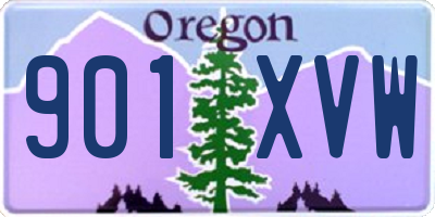 OR license plate 901XVW