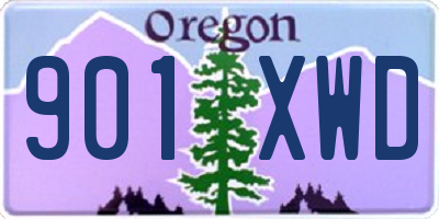 OR license plate 901XWD