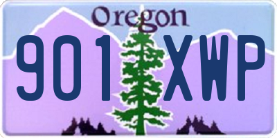 OR license plate 901XWP