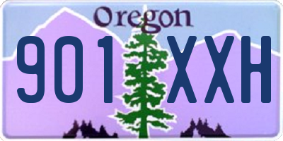 OR license plate 901XXH