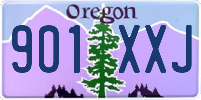 OR license plate 901XXJ
