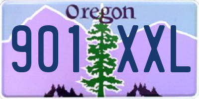 OR license plate 901XXL