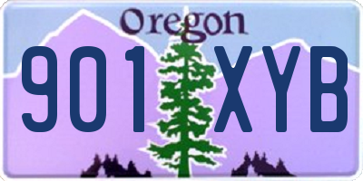 OR license plate 901XYB