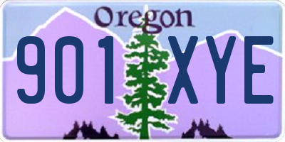 OR license plate 901XYE