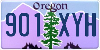 OR license plate 901XYH