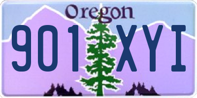 OR license plate 901XYI