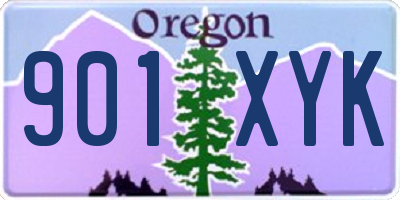 OR license plate 901XYK