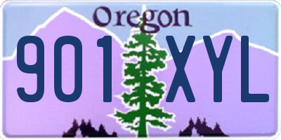 OR license plate 901XYL