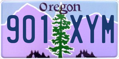 OR license plate 901XYM