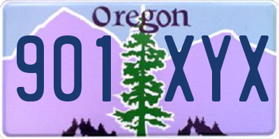 OR license plate 901XYX