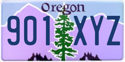 OR license plate 901XYZ
