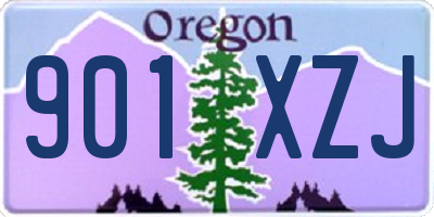OR license plate 901XZJ