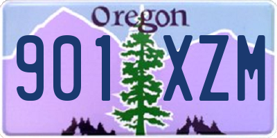 OR license plate 901XZM
