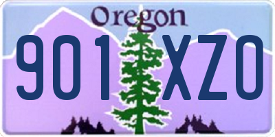 OR license plate 901XZO