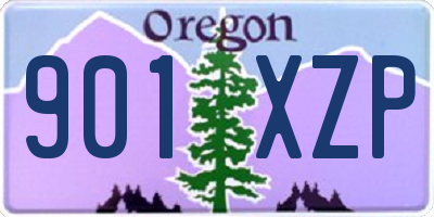 OR license plate 901XZP