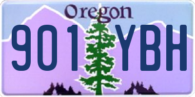 OR license plate 901YBH