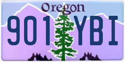 OR license plate 901YBI