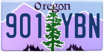 OR license plate 901YBN