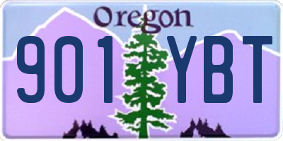 OR license plate 901YBT