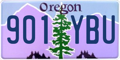 OR license plate 901YBU