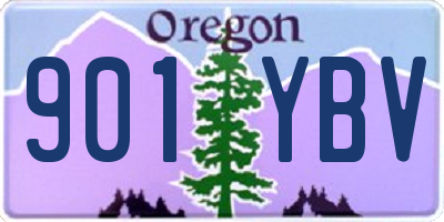 OR license plate 901YBV