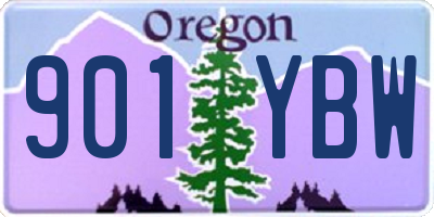 OR license plate 901YBW