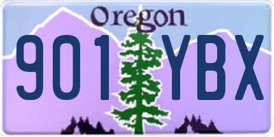 OR license plate 901YBX