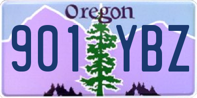 OR license plate 901YBZ