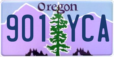 OR license plate 901YCA