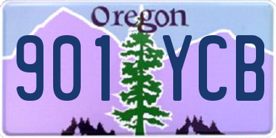 OR license plate 901YCB