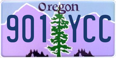 OR license plate 901YCC