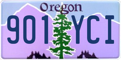 OR license plate 901YCI