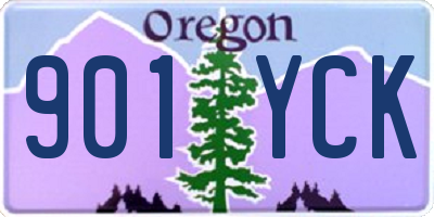 OR license plate 901YCK