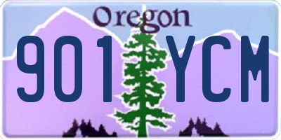 OR license plate 901YCM
