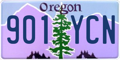 OR license plate 901YCN