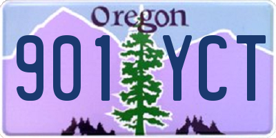 OR license plate 901YCT
