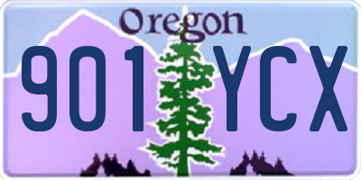 OR license plate 901YCX