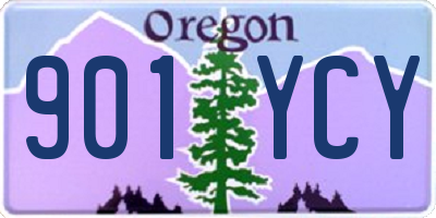 OR license plate 901YCY