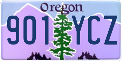 OR license plate 901YCZ