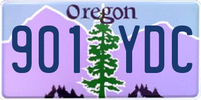 OR license plate 901YDC