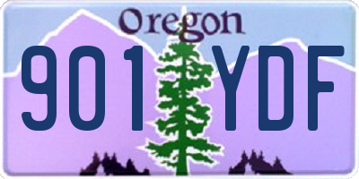 OR license plate 901YDF
