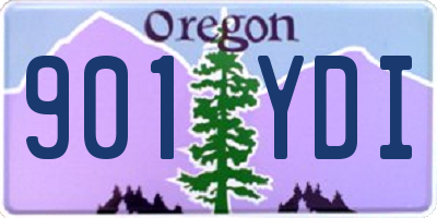 OR license plate 901YDI