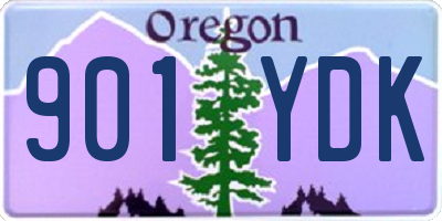 OR license plate 901YDK