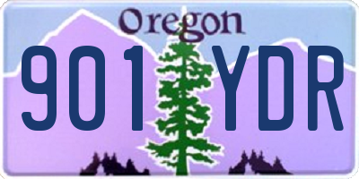 OR license plate 901YDR